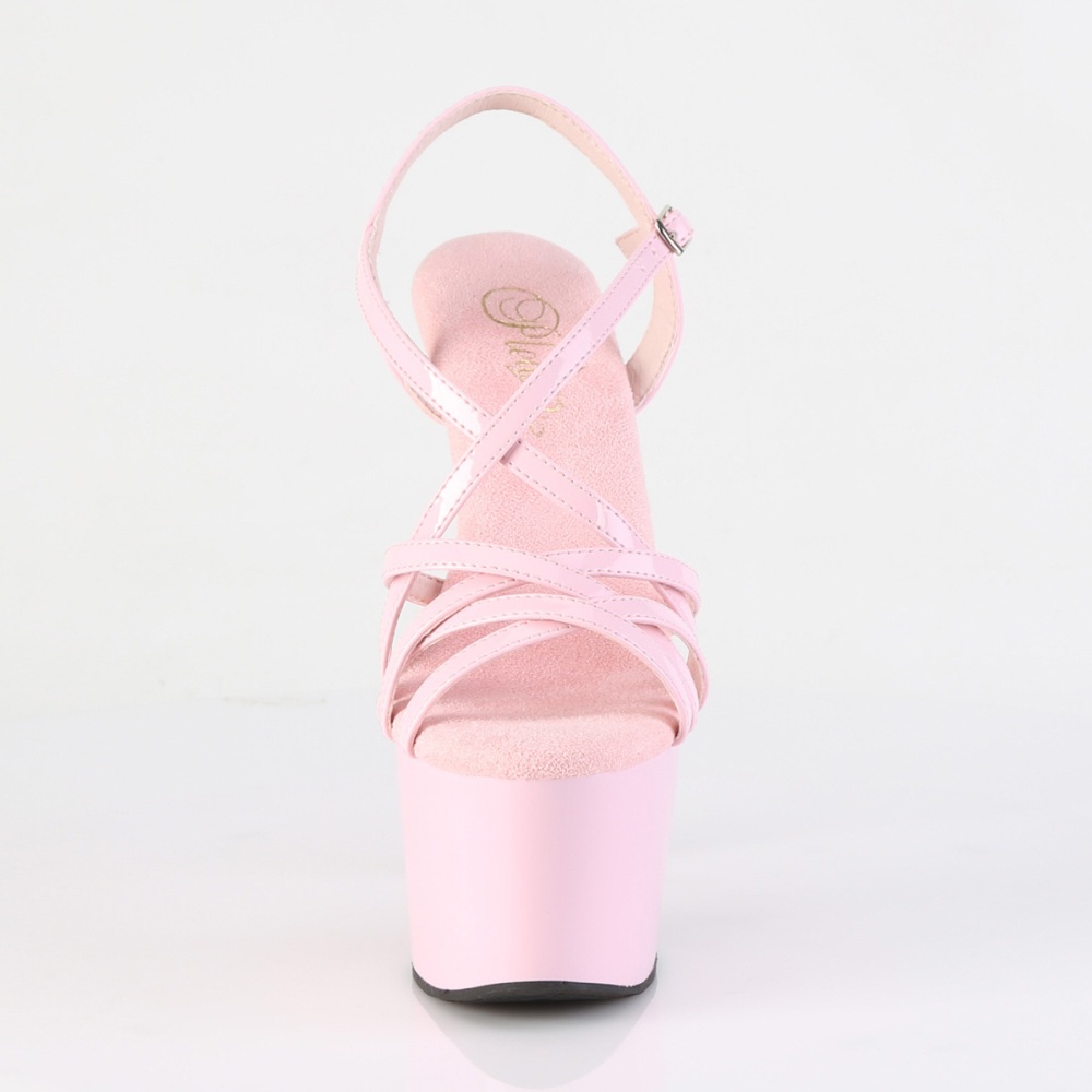 Pleaser - ADORE713 KnöchelriemenSandale - Rosa
